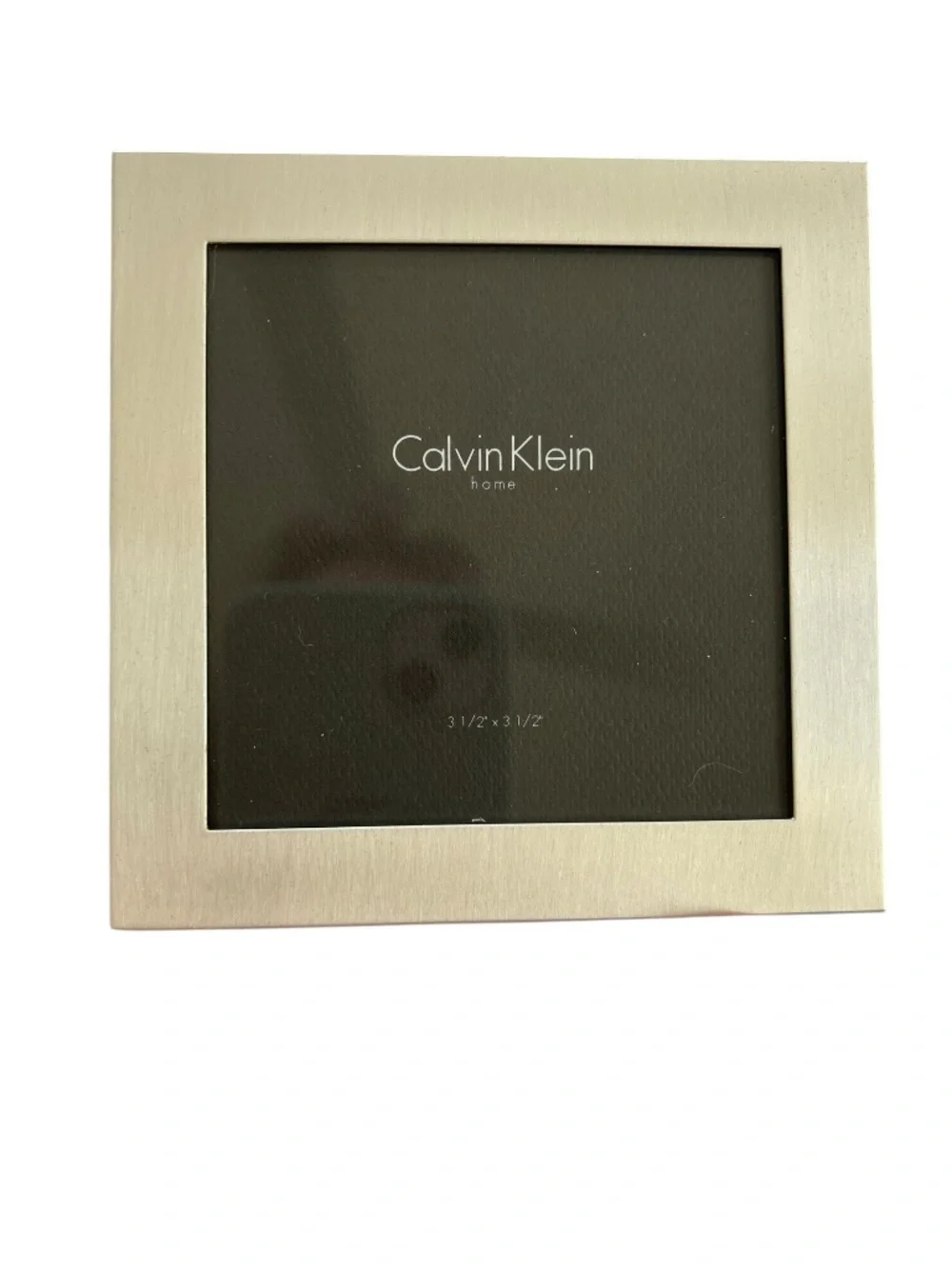 Calvin Klein NEW in box silver plate picture frame 3 1/2